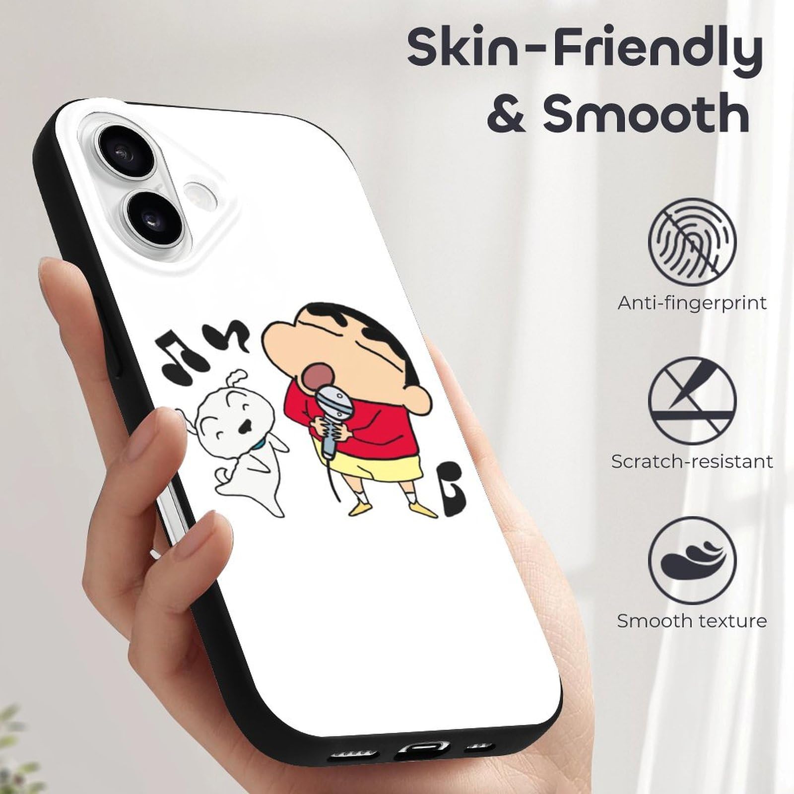 Amazon.co.jp: iPhone 16 ケース クレヨンしんちゃん スマホケース